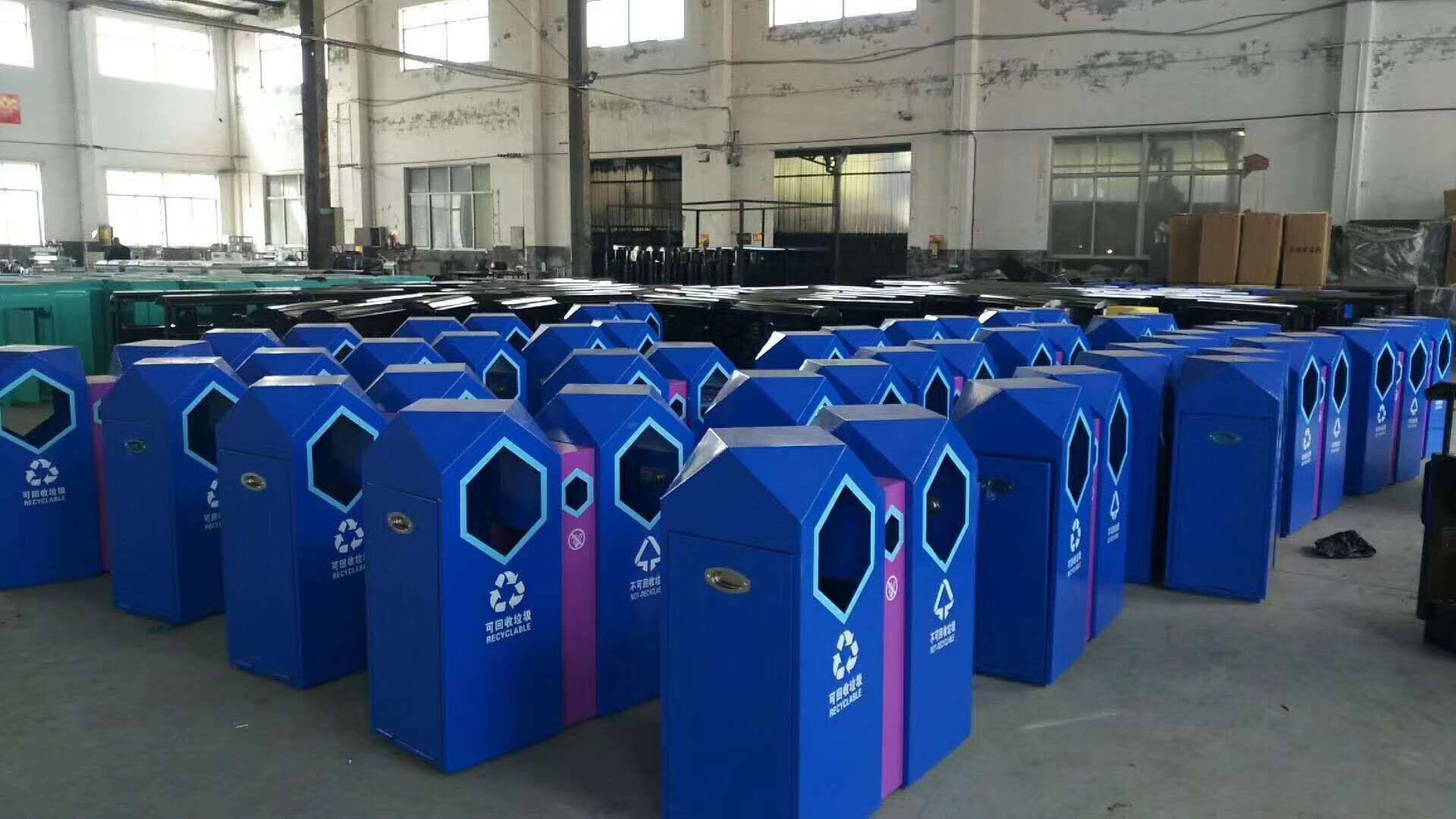 新款环保分类果皮箱